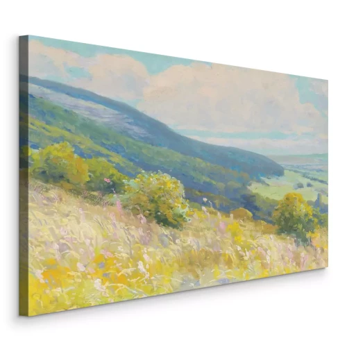 Bild Bewachsene Hänge im Licht eines Sommermorgens