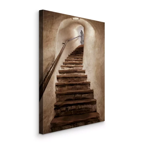 Bild Alte Treppe, die zum Tor führt