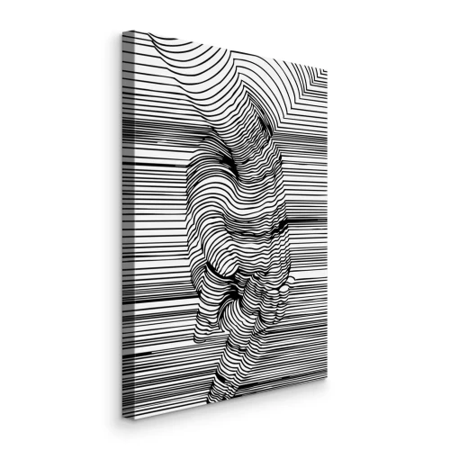 Bild Ineinander verschränkte Hände erzeugen die Illusion von Konturen