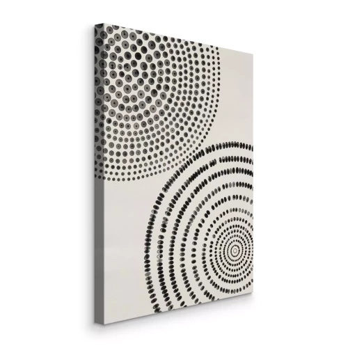 Bild Punkte, die in hypnotischen Spiralen angeordnet sind