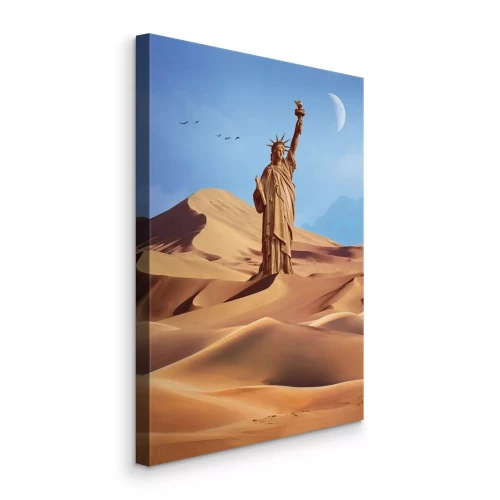 Bild Eine amerikanische Ikone in den Wüstendünen