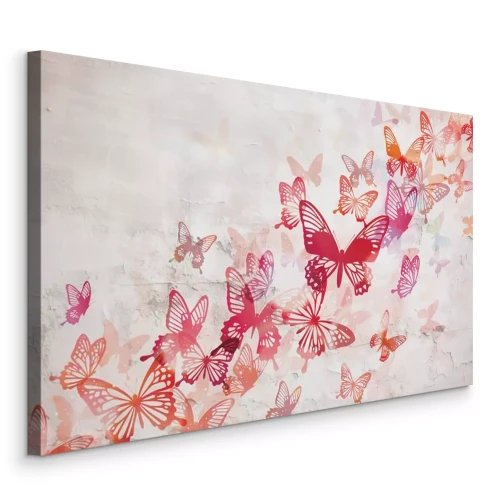 Bild Zarte Schmetterlinge in Pastell-Aquarell