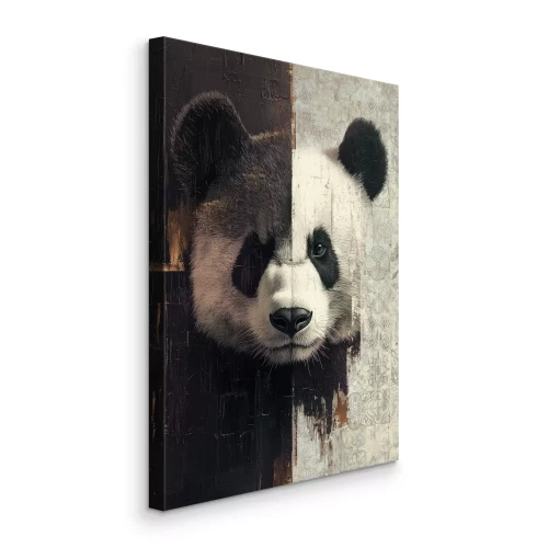 Bild Panda vor einer Betonwand