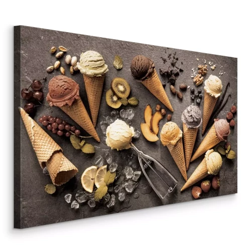 Bild Eiswaffeln mit einer Fülle an Fruchtaromen