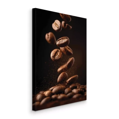 Bild Aromatische, frisch geröstete Kaffeebohnen