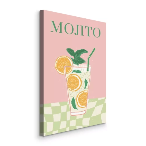 Bild Ein erfrischendes Getränk mit Minze und frischer Orange