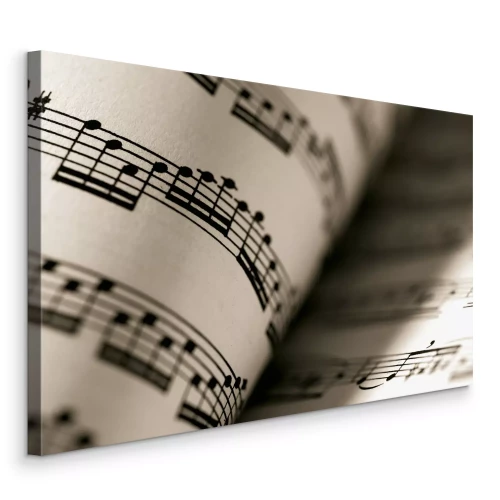 Bild Künstlerische Nahaufnahme einer Partitur