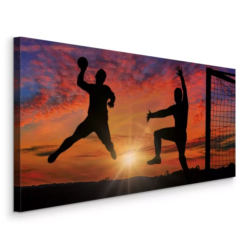 Bild Dynamischer Wurf während des Spiels