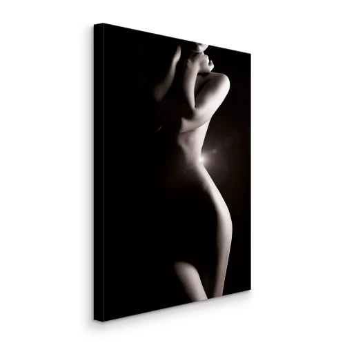 Bild Das subtile Spiel des Lichts auf dem Körper einer Frau