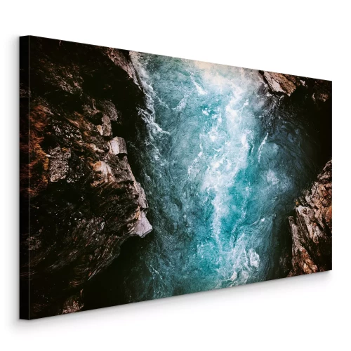 Bild Smaragdgrünes Wasser zwischen den Felsen