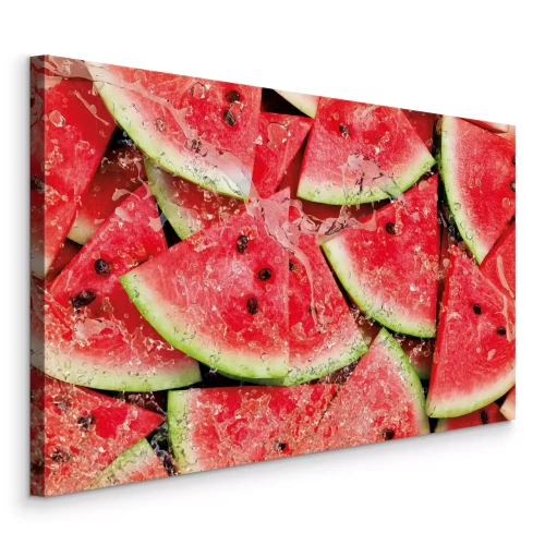 Bild Ein erfrischendes Stück Wassermelone für den Sommer.