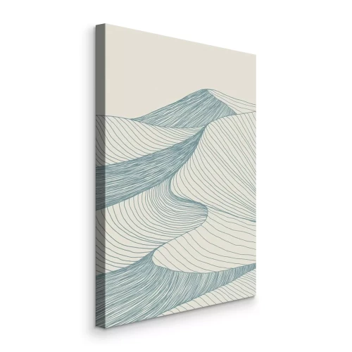 Bild Die sanft gewellten Konturen der Berglandschaft