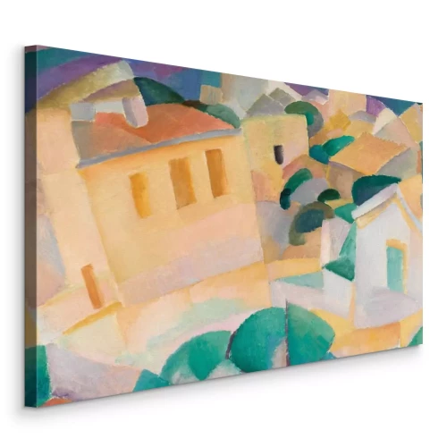 Bild Malerische Straßen und Gebäude mit Formen