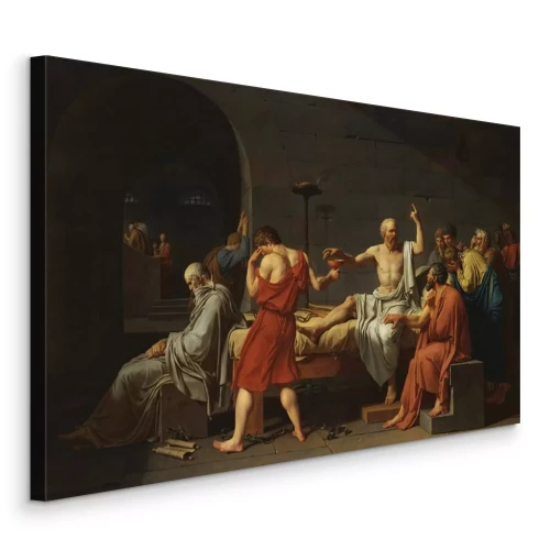 Bild Ein Philosoph mit seinen Lieben in einem dunklen Interieur