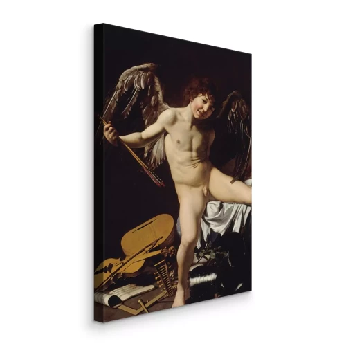 Bild Engelsgleiche Gestalt eines Mannes mit Flügeln