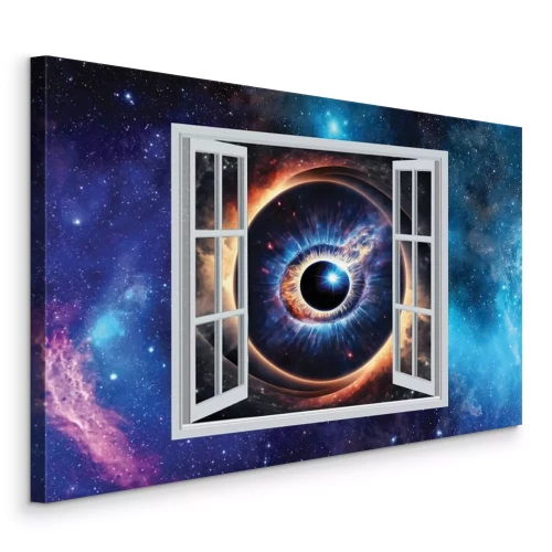 Bild Ein kosmisches Auge im offenen Fenster der Galaxien