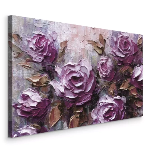 Bild Zarte Aquarellrosen vor einem Hintergrund mit Betonstruktur