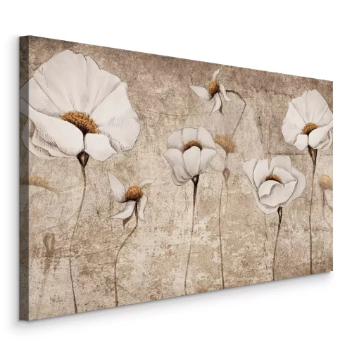 Bild Zarte Mohnblumen in warmen Beigetönen