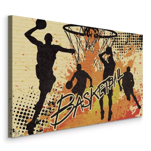 Bild Basketball-Energie, inspiriert von Graffiti