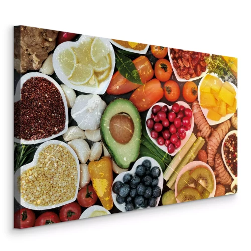 Bild Frisches Gemüse mit Blaubeeren