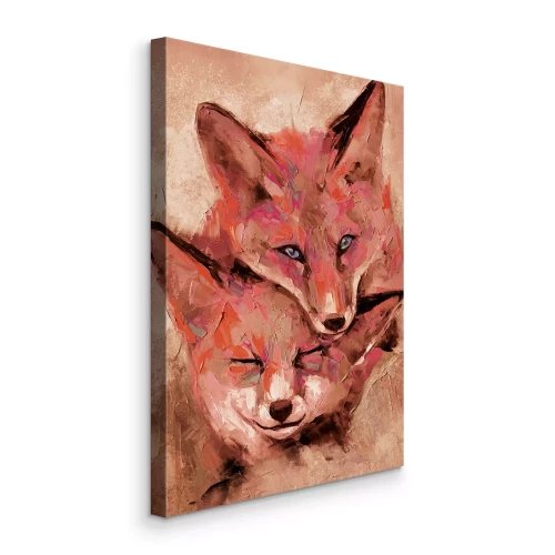 Bild Herbstfrieden und Fuchsfreundschaft