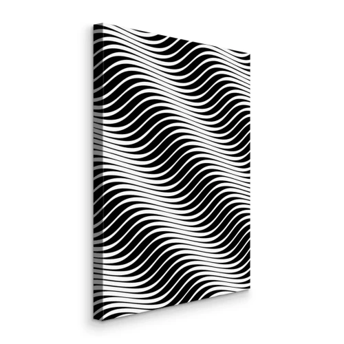 Bild Hypnotisches Muster aus Wellenlinien