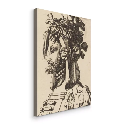 Bild Eine fantasievolle Komposition eines menschlichen Profils