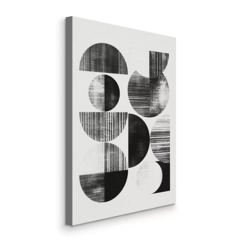 Bild Die Form von Halbkreisen und Linien in der Abstraktion