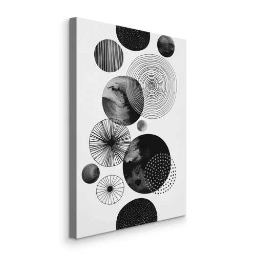 Bild Abstrakte Galaxie geometrischer Sphären