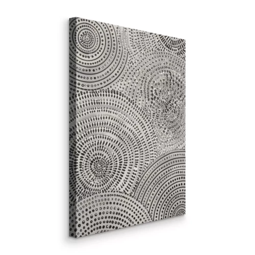 Bild Graue Kreise in der optischen Struktur