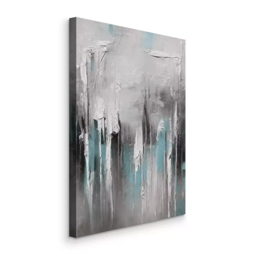 Bild Nebelblaue Streifen auf dem Beton