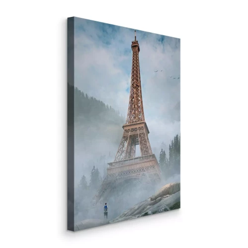 Bild Das Symbol Frankreichs in einer geheimnisvollen Landschaft