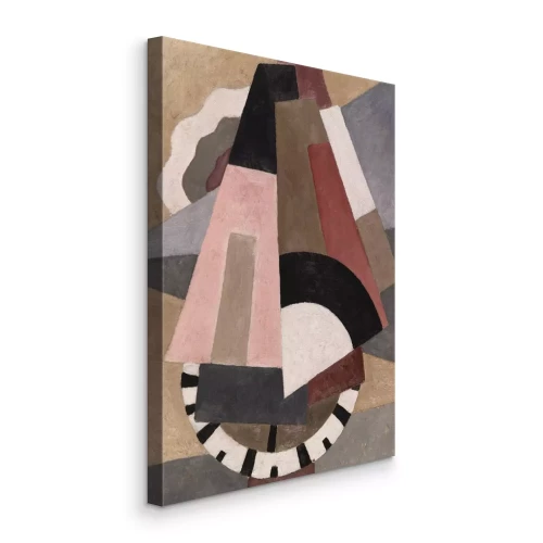 Bild Geometrische Formen in der Landschaft der Fantasie