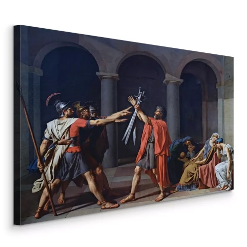 Bild Männer in Waffen und Frauen in Trauer Der Schwur der Horatier