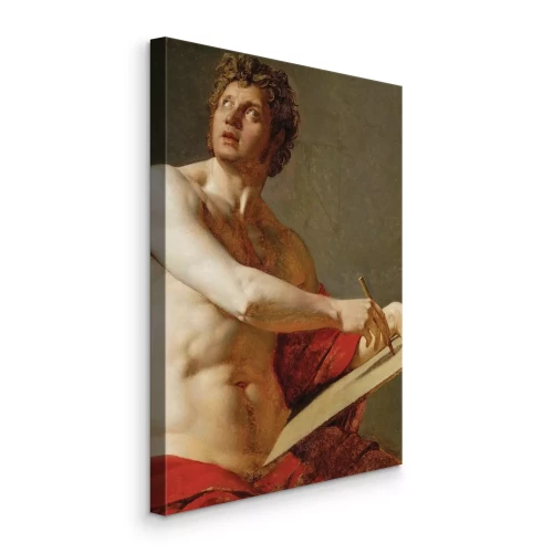 Bild Eine Künstlerin, die mit rotem Stoff arbeitet