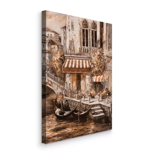 Bild Ein Mietshaus am Kanal mit Blick auf die Gondeln