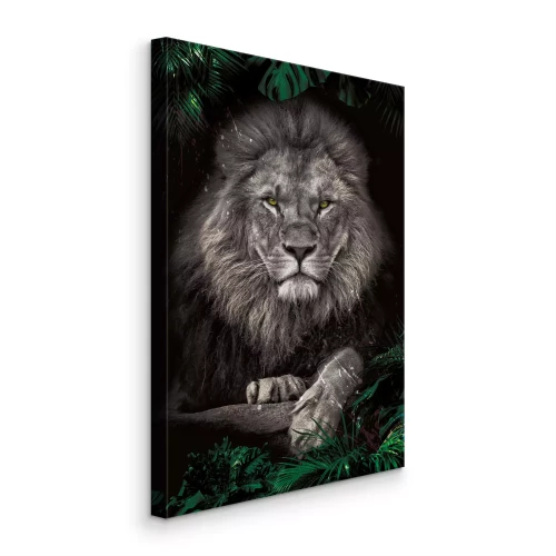 Bild Tigerfigur in tropischer Umgebung