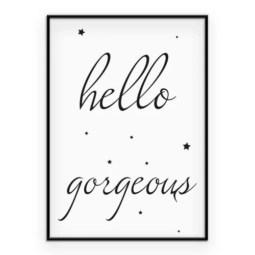 Poster Typografie im Stil handgeschriebener Briefe