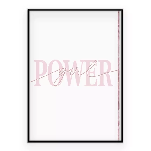 Poster Ein subtiler Slogan über weibliche Macht