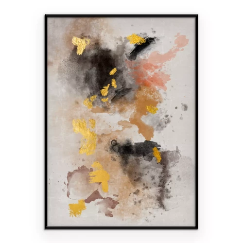 Poster Malerische Illustration mit Farbübergängen