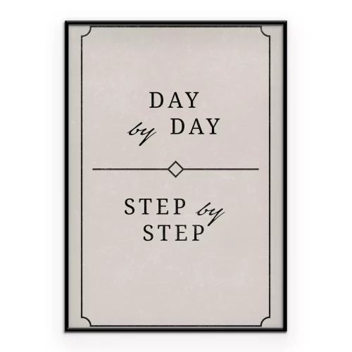 Poster Minimalistische Motivationsgrafiken