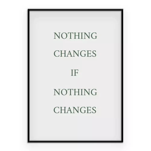 Poster Minimalistischer Motivationsslogan