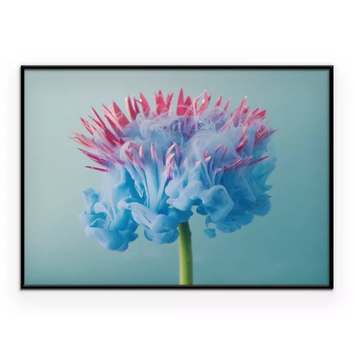 Poster Aquarellblumen-Farbexplosion