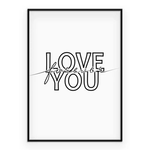 Poster Minimalistische Grafiken mit Beschriftungen