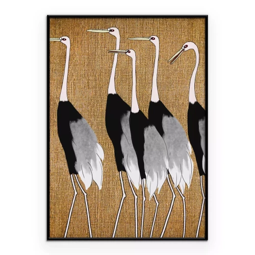 Poster Grafiken mit eleganten Kränen