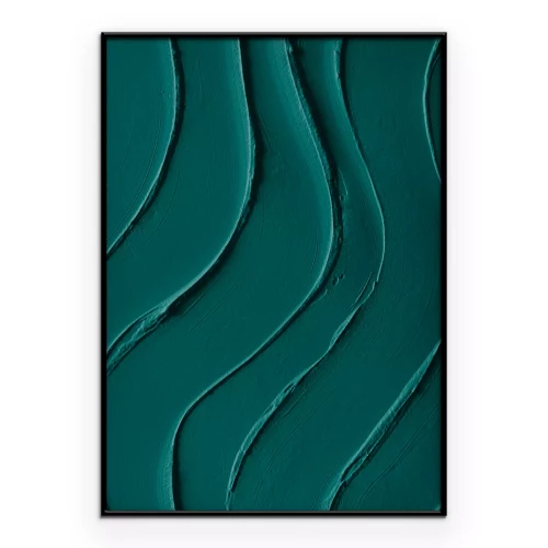 Poster Strukturiertes Wellenlinienmuster