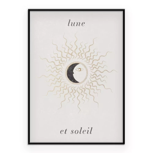 Poster Sonne und Mond mit Untertiteln