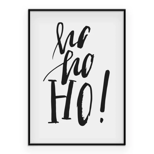 Poster Weihnachtstypografie