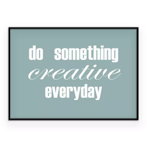 Poster Typografie – inspirierende Kreativität