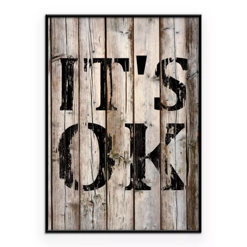 Poster Industrielle Vintage-Dekoration